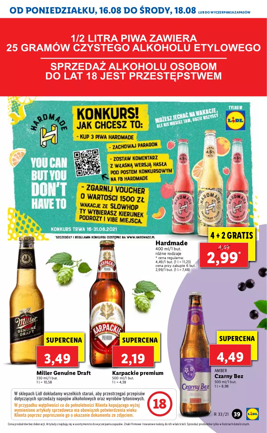 Gazetka promocyjna Lidl - GAZETKA - ważna 16.08 do 18.08.2021 - strona 39 - produkty: Gra, Karp