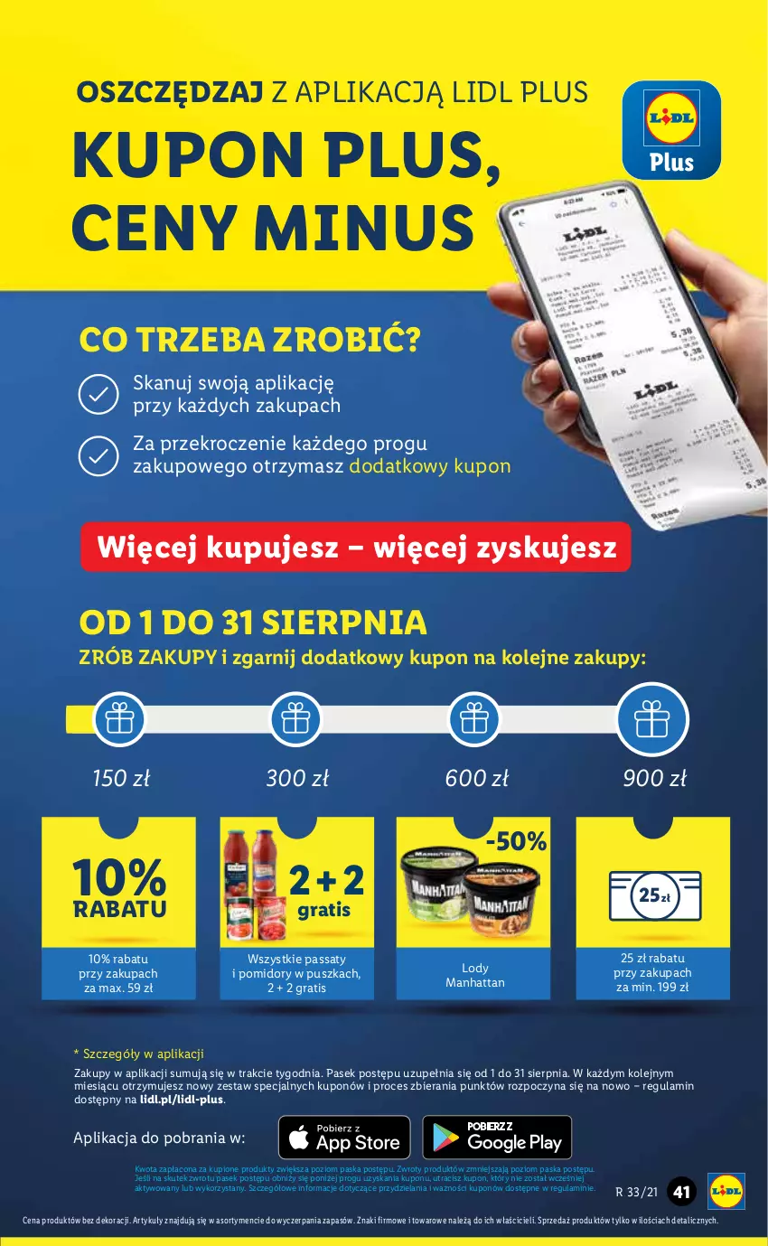 Gazetka promocyjna Lidl - GAZETKA - ważna 16.08 do 18.08.2021 - strona 41 - produkty: Gra, Lody, Olej, Pasek, Pomidory