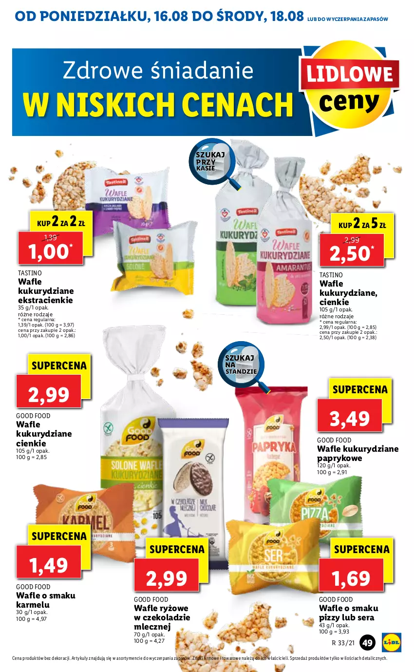 Gazetka promocyjna Lidl - GAZETKA - ważna 16.08 do 18.08.2021 - strona 49 - produkty: Ryż, Ser