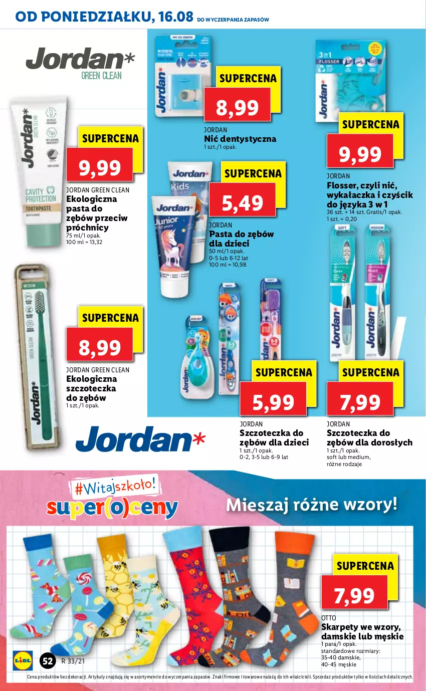 Gazetka promocyjna Lidl - GAZETKA - ważna 16.08 do 18.08.2021 - strona 52 - produkty: Dzieci, Gra, Karp, Nić dentystyczna, Pasta do zębów, Ser, Szczoteczka, Szczoteczka do zębów