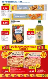 Gazetka promocyjna Lidl - GAZETKA - Gazetka - ważna od 18.08 do 18.08.2021 - strona 23 - produkty: Mozzarella, Piec, Pizza z pieca kamiennego, Ciasto francuskie, Sos, Ser, Por, Gra, Pizza, Pieczarka, Pizza margherita, Edam, Prima, Lasagne, Oliwa z oliwek