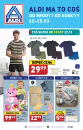 Gazetka promocyjna Aldi - COŚ na przyszły tydzień - Gazetka - ważna od 25.03 do 25.03.2023 - strona 1 - produkty: Top, Gra, Karp, Rajstopy, Skarpetki, Tera, Wełna, Pocopiano, Piżama, Fa