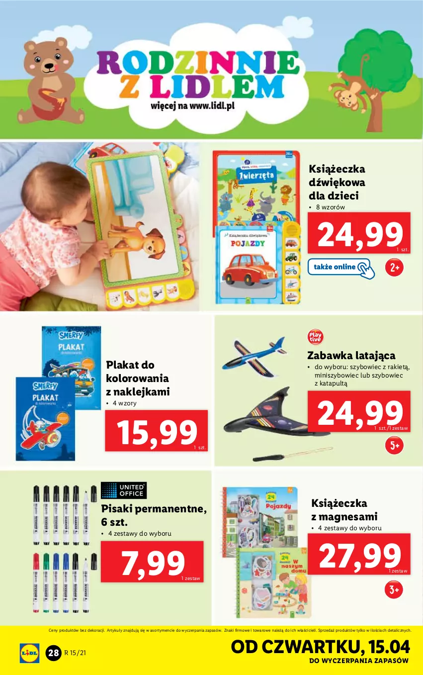 Gazetka promocyjna Lidl - GAZETKA - ważna 12.04 do 17.04.2021 - strona 28 - produkty: Dzieci, Klej, Zabawka