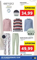 Gazetka promocyjna Lidl - GAZETKA - Gazetka - ważna od 17.04 do 17.04.2021 - strona 3 - produkty: Sweter, Włóczka, Spodnie