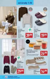 Gazetka promocyjna Aldi - Pełna oferta - Gazetka - ważna od 04.10 do 04.10.2025 - strona 32 - produkty: Sweter, Kardigan, Clogsy, Drapak, Piżama, Fa