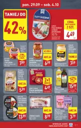 Gazetka promocyjna Aldi - Pełna oferta - Gazetka - ważna od 04.10 do 04.10.2025 - strona 9 - produkty: Kurczak, Majonez, Sałatka, Makaron, Por, Mus, Gra, Rio Mare, Bell, Winiary, Sałat, Rolnik, Tuńczyk, King’s Crown, Oliwa z oliwek, Bella, Chleb, Olma, Danie gotowe