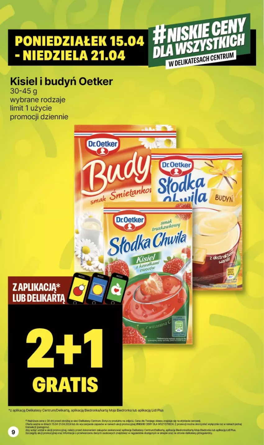 Gazetka promocyjna Delikatesy Centrum - NOWA GAZETKA Delikatesy Centrum od 18 kwietnia! 18-24.04.2024 - ważna 18.04 do 24.04.2024 - strona 9 - produkty: Budyń, Dron, Gra, Kisiel, Orka, Rama, Rum, Tran