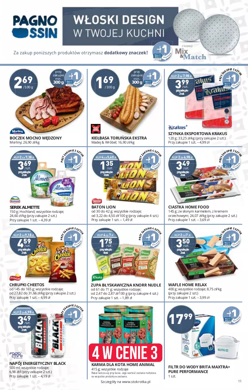 Gazetka promocyjna Stokrotka - Supermarket - ważna 20.01 do 26.01.2022 - strona 11 - produkty: Almette, HP, Ser, Serek