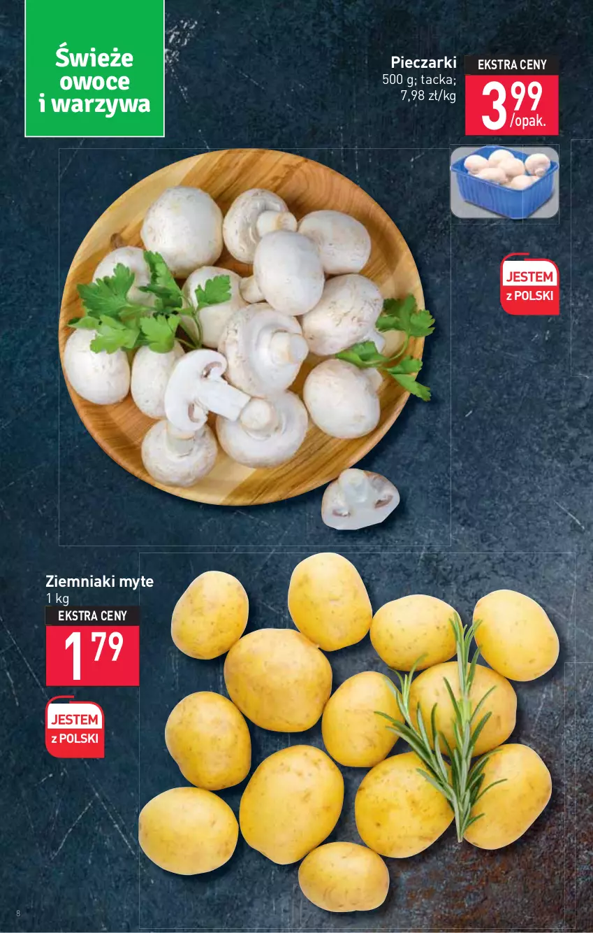 Gazetka promocyjna Stokrotka - Supermarket - ważna 20.01 do 26.01.2022 - strona 8 - produkty: Piec, Ziemniaki