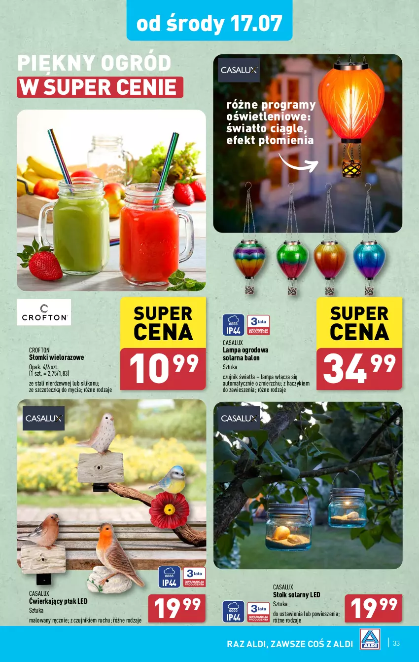 Gazetka promocyjna Aldi - Pełna oferta - ważna 15.07 do 20.07.2024 - strona 33 - produkty: Gra, Haczyk, Lampa, Ogród