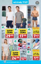 Gazetka promocyjna Aldi - Pełna oferta - Gazetka - ważna od 20.07 do 20.07.2024 - strona 36 - produkty: Ser, Koszula nocna, Szorty, Karp, Kosz, Czapka, T-shirt, Skarpetki, Koszula, Dzieci, Bokserki, Piżama, Fa