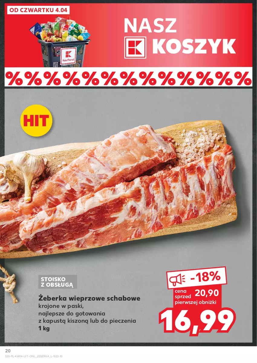 Gazetka promocyjna Kaufland - Gazetka tygodnia - ważna 04.04 do 10.04.2024 - strona 20 - produkty: Kapustą, Kosz, Piec