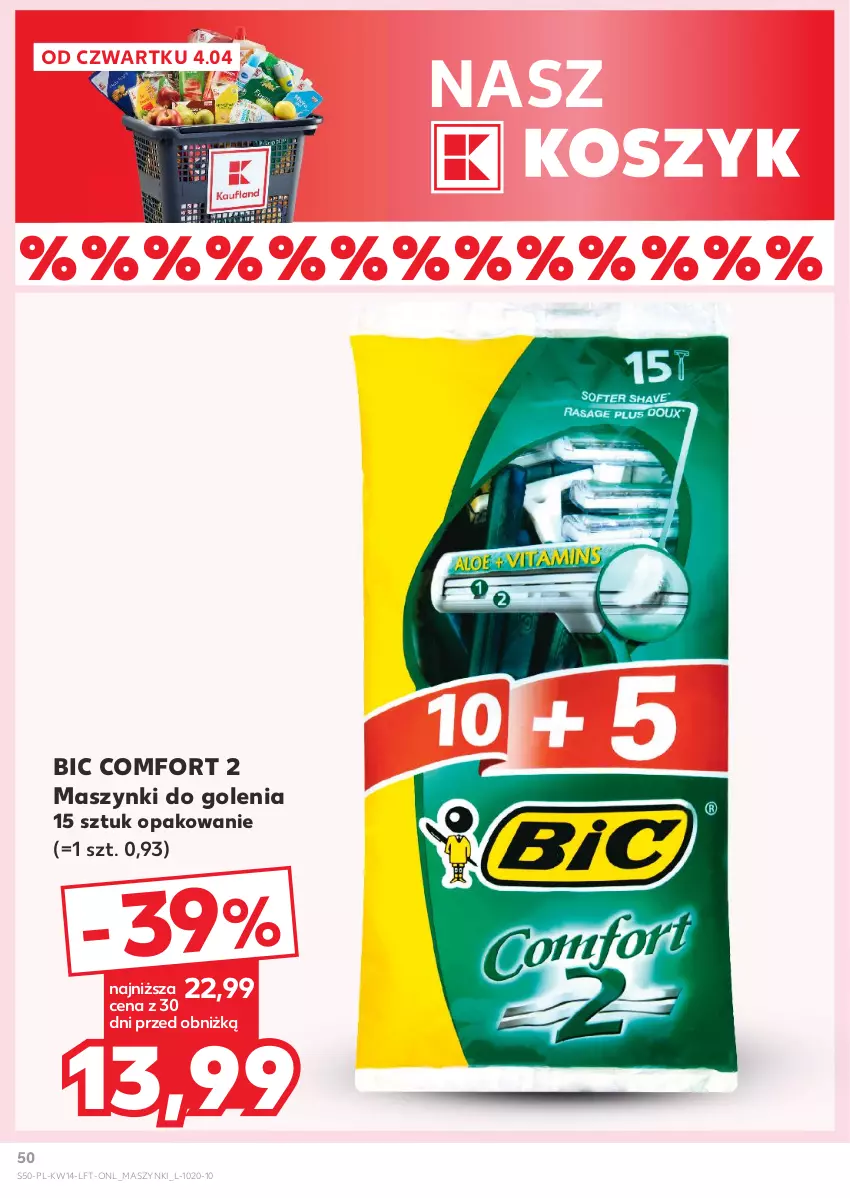 Gazetka promocyjna Kaufland - Gazetka tygodnia - ważna 04.04 do 10.04.2024 - strona 50 - produkty: BIC, Kosz