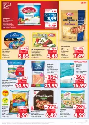 Gazetka promocyjna Kaufland - Gazetka tygodnia - Gazetka - ważna od 10.04 do 10.04.2024 - strona 35 - produkty: Mozzarella, Piec, Ser topiony, Cheddar, Top, Ser, Favita, Zupa, Miruna, Mlekovita, McCain, Tago, Sałat, Pizza, Ser sałatkowo-kanapkowy, Galbani, Krewetki, Mintaj, Frytki, Hortex, Mleko, Fa