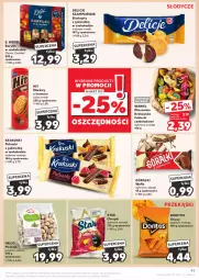 Gazetka promocyjna Kaufland - Gazetka tygodnia - Gazetka - ważna od 10.04 do 10.04.2024 - strona 45 - produkty: Pistacje, Krakus, Cukier, Chipsy, Cukierki czekoladowe, Chrupki, Wawel, Wafle, Delicje, E. Wedel, Cukierki, Gala, Krakuski, Helio, Góralki, Biszkopty, Baryłki