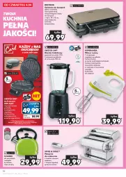 Gazetka promocyjna Kaufland - Gazetka tygodnia - Gazetka - ważna od 10.04 do 10.04.2024 - strona 56 - produkty: Piec, Makaron, Top, Ser, Blender, Czajnik, Kuchnia, Gofrownica, Pojemnik, Mikser, Opiekacz do kanapek, Mikser ręczny, Szyna