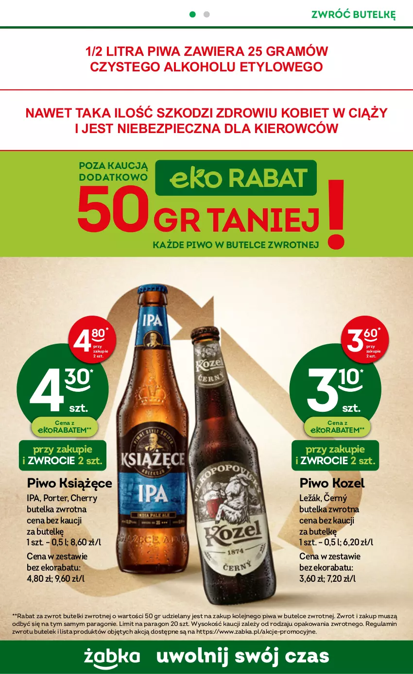 Gazetka promocyjna Żabka - ważna 28.12.2022 do 03.01.2023 - strona 16 - produkty: Gra, Kozel, Książęce, Mus, Olej, Piec, Piwa, Piwo, Por, Sok