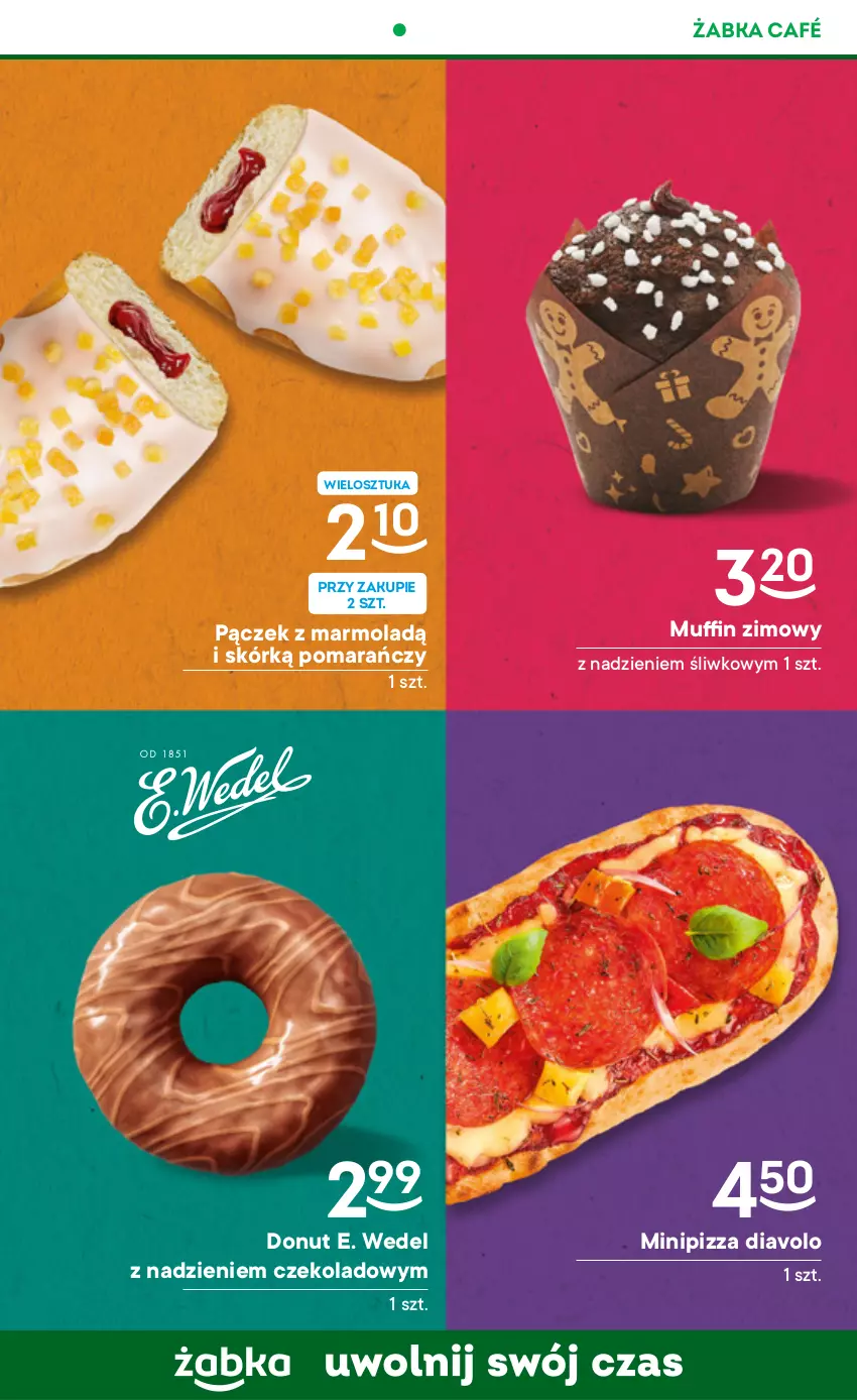 Gazetka promocyjna Żabka - ważna 28.12.2022 do 03.01.2023 - strona 28 - produkty: Donut, E. Wedel, Mola, Pączek, Pizza