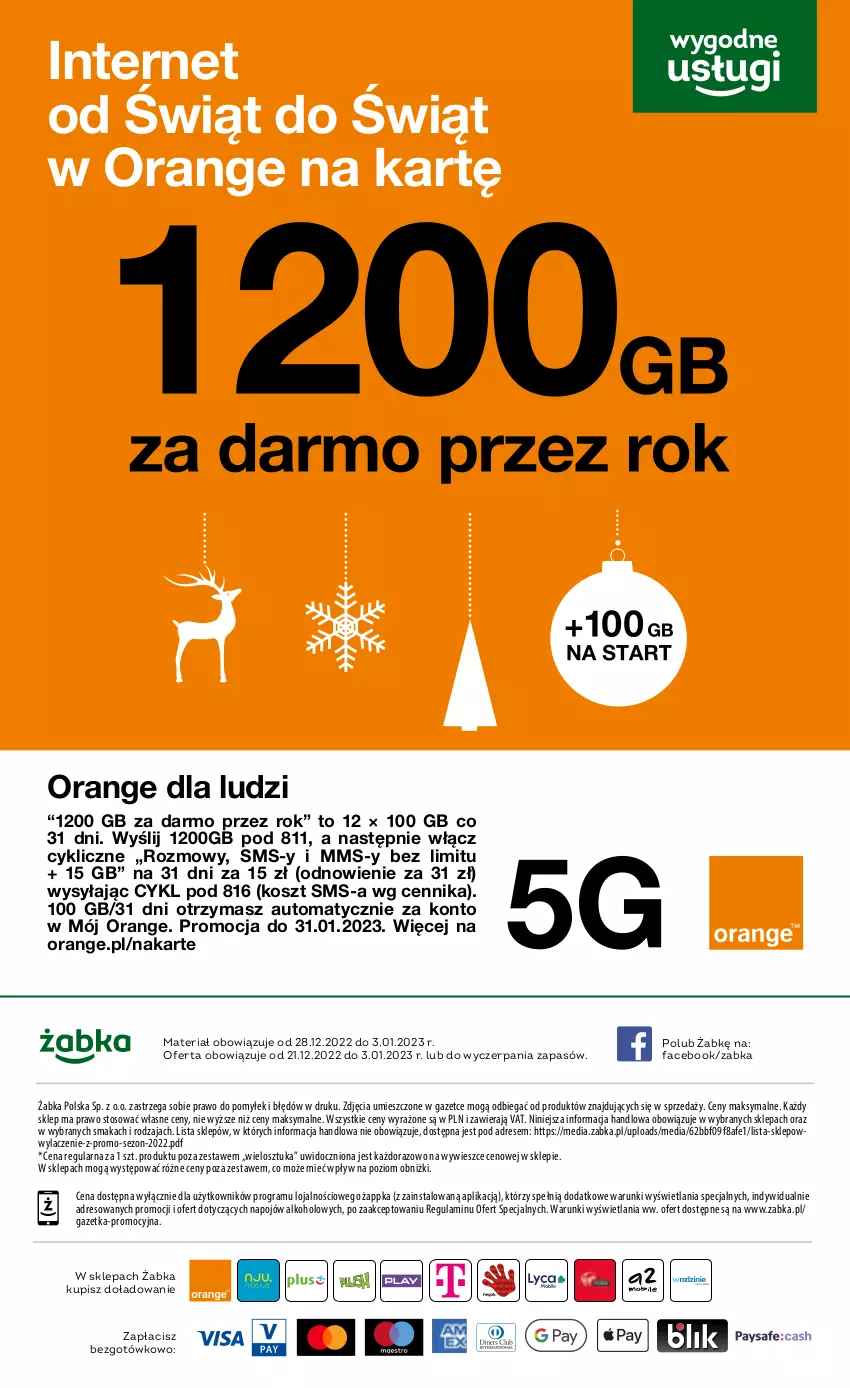 Gazetka promocyjna Żabka - ważna 28.12.2022 do 03.01.2023 - strona 46 - produkty: Dres, Fa, Gra, Kosz