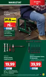 Gazetka promocyjna Lidl - GAZETKA - Gazetka - ważna od 01.03 do 01.03.2025 - strona 37 - produkty: Parkside, Zestaw wkrętaków, Wkręt, Siedzisko