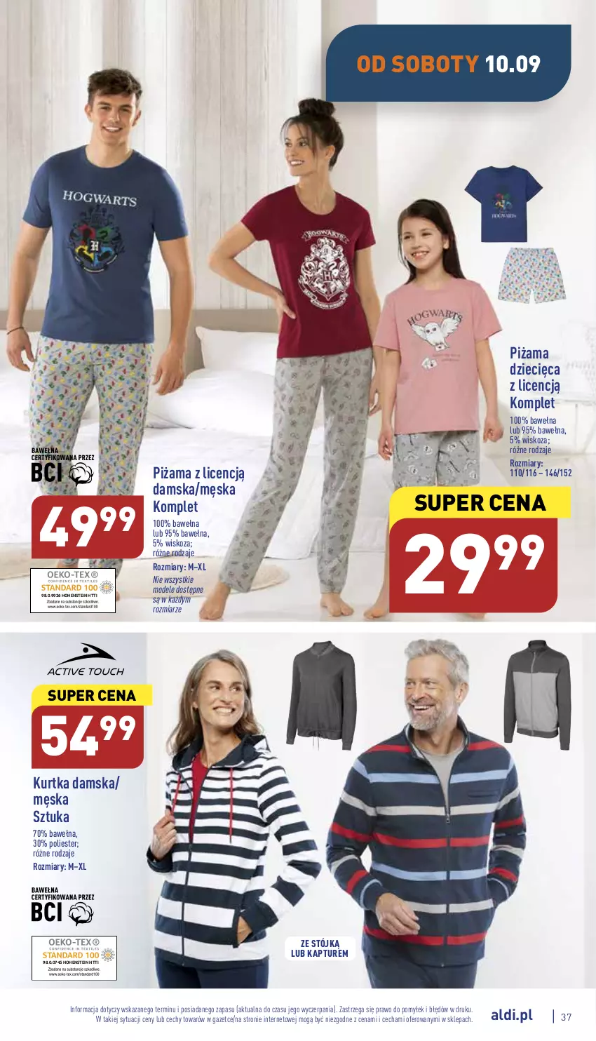 Gazetka promocyjna Aldi - Pełny katalog - ważna 05.09 do 10.09.2022 - strona 37 - produkty: Dzieci, Kurtka, Piżama, Wełna