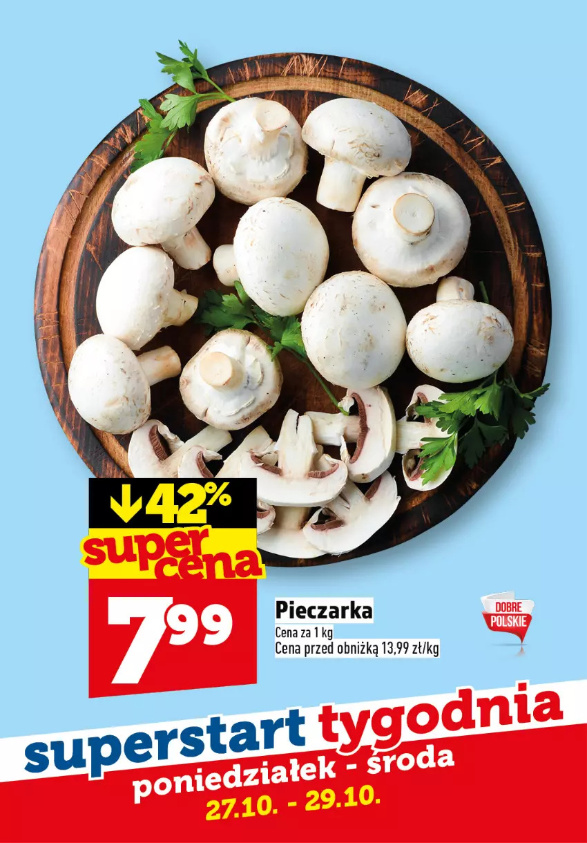 Gazetka promocyjna Topaz - Gazetka - ważna 27.10 do 29.10.2025 - strona 3 - produkty: Piec, Pieczarka