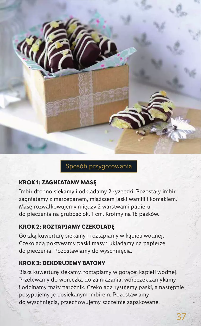 Gazetka promocyjna Lidl - KATALOG DELUXE I BELBAKE - ważna 05.11 do 31.12.2021 - strona 37 - produkty: Baton, Imbir, Narożnik, Papier, Piec, Pokrywa, Woreczek