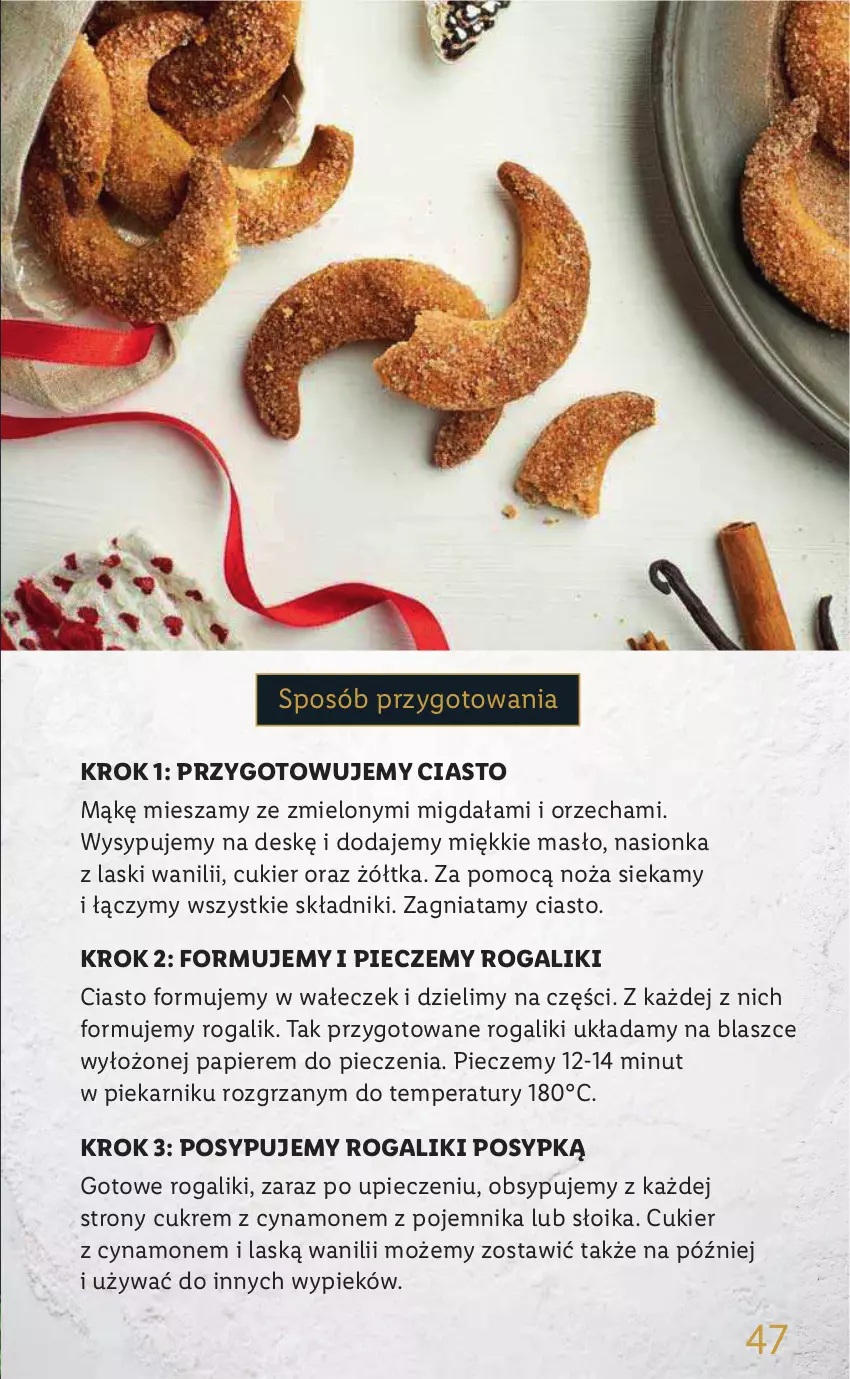 Gazetka promocyjna Lidl - KATALOG DELUXE I BELBAKE - ważna 05.11 do 31.12.2021 - strona 47 - produkty: Cukier, Masło, Noż, Papier, Piec, Piekarnik, Pojemnik, Rogal