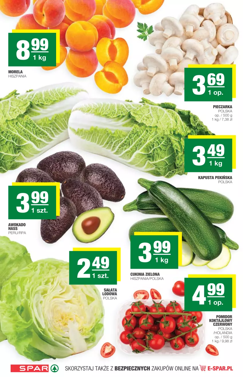 Gazetka promocyjna Spar - Spar - ważna 16.06 do 22.06.2021 - strona 2 - produkty: Morela, Piec, Pieczarka, Sałat