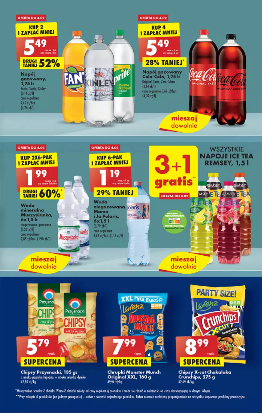 Gazetka promocyjna Biedronka - Gazetka - Biedronka.pl - ważna 02.02 do 08.02.2023 - strona 47 - produkty: Fa, Fanta, Gin, Ice tea, Mus, Muszynianka, Napoje, Wino, Woda, Woda niegazowana