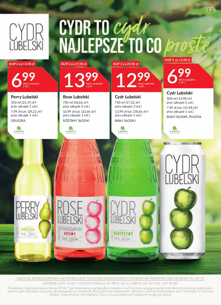 Gazetka promocyjna Stokrotka - Katalog Kulinarny - ważna 15.06 do 28.06.2023 - strona 13 - produkty: Optima