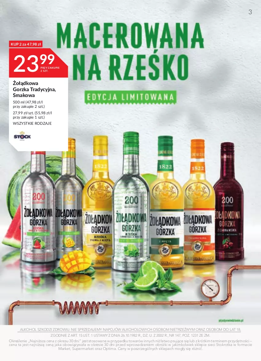 Gazetka promocyjna Stokrotka - Katalog Kulinarny - ważna 15.06 do 28.06.2023 - strona 3 - produkty: Optima