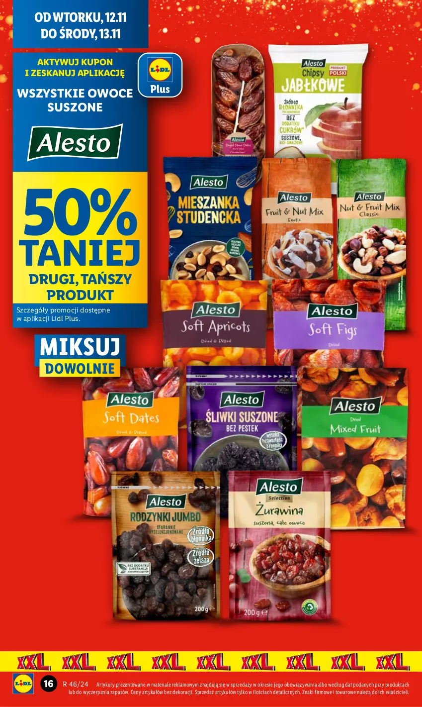 Gazetka promocyjna Lidl - GAZETKA - ważna 12.11 do 13.11.2024 - strona 18 - produkty: Owoce, Owoce suszone