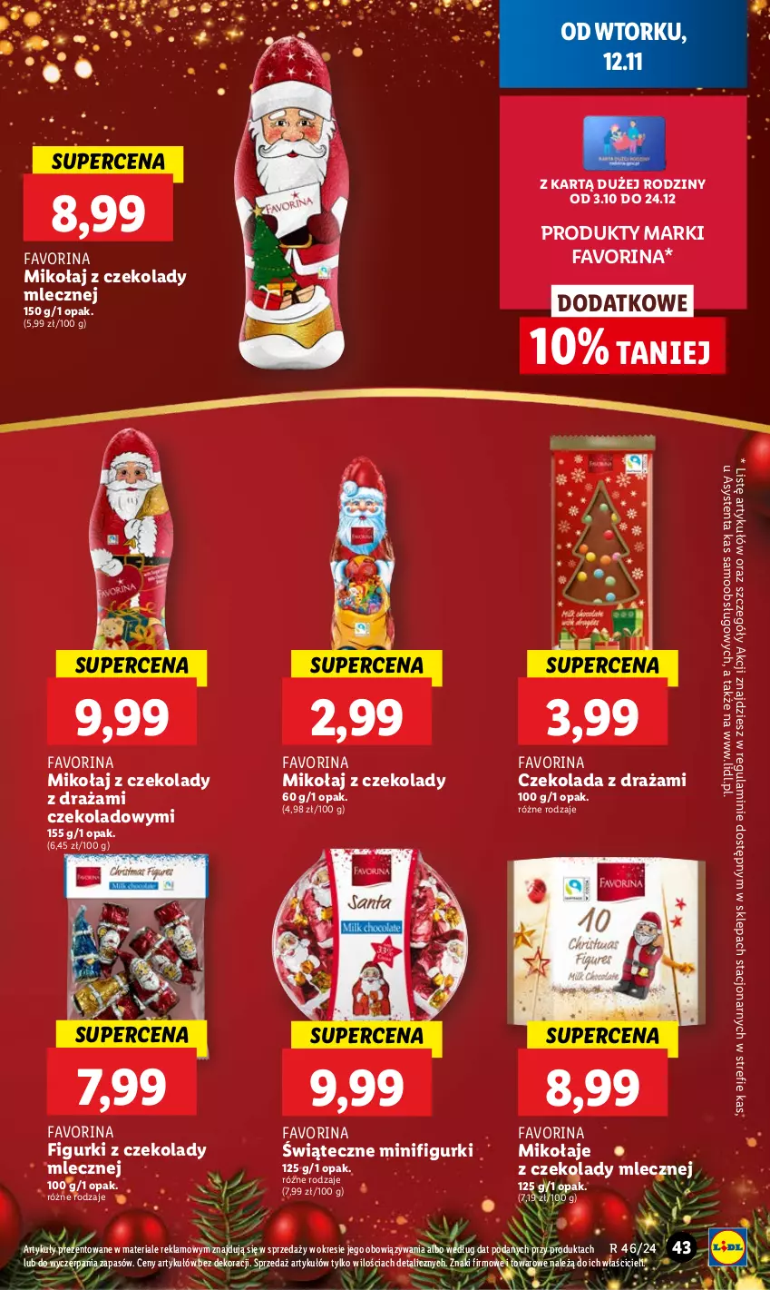 Gazetka promocyjna Lidl - GAZETKA - ważna 12.11 do 13.11.2024 - strona 47 - produkty: Czekolada, Fa