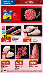 Gazetka promocyjna Lidl - GAZETKA - Gazetka - ważna od 13.11 do 13.11.2024 - strona 38 - produkty: Burger, Wołowina, Metka tatarska, Mięso