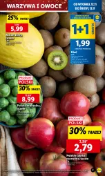 Gazetka promocyjna Lidl - GAZETKA - Gazetka - ważna od 13.11 do 13.11.2024 - strona 7 - produkty: Warzywa, Gra, Brukselka, Warzywa i owoce, Kiwi, Owoce, Melon, Jabłka