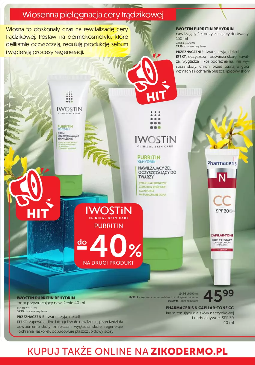 Gazetka promocyjna Ziko - Gazetka Ziko Dermo - ważna 30.04 do 14.05.2025 - strona 16 - produkty: Acer, Iwostin, LG, Pharmaceris, Płaszcz, Pur