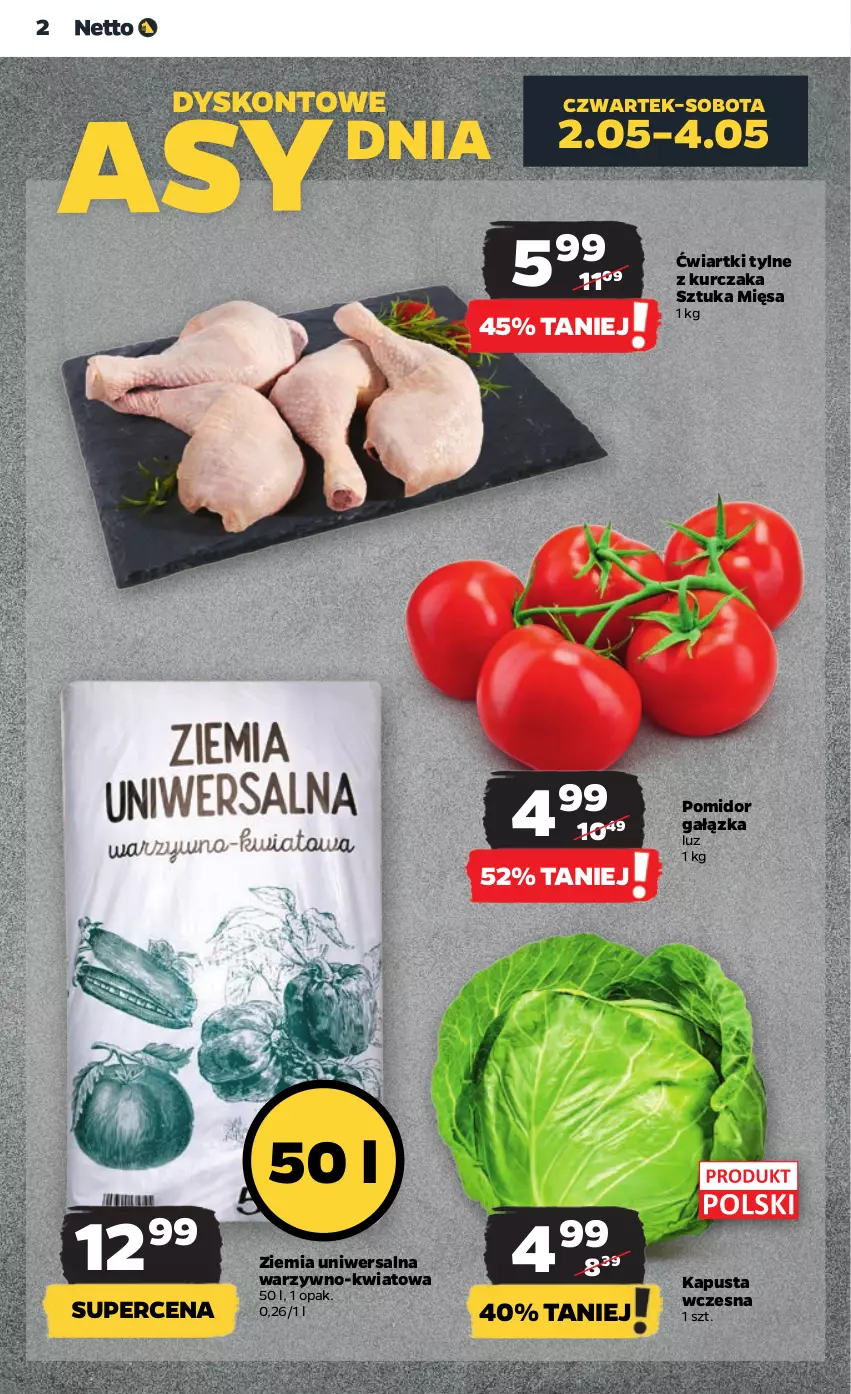 Gazetka promocyjna Netto - Artykuły spożywcze - ważna 02.05 do 08.05.2024 - strona 2 - produkty: Kurczak