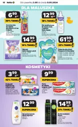 Gazetka promocyjna Netto - Artykuły spożywcze - Gazetka - ważna od 08.05 do 08.05.2024 - strona 16 - produkty: Colgate Total, Pur, Gin, Pampers, Bell, Pieluchy, Szczoteczka do zębów, Pasta do zębów, Cleanic, Szampon, Syoss, Podpaski, Dzieci, Bella, Suchy szampon, Colgate, Nivea, Szczoteczka, LG