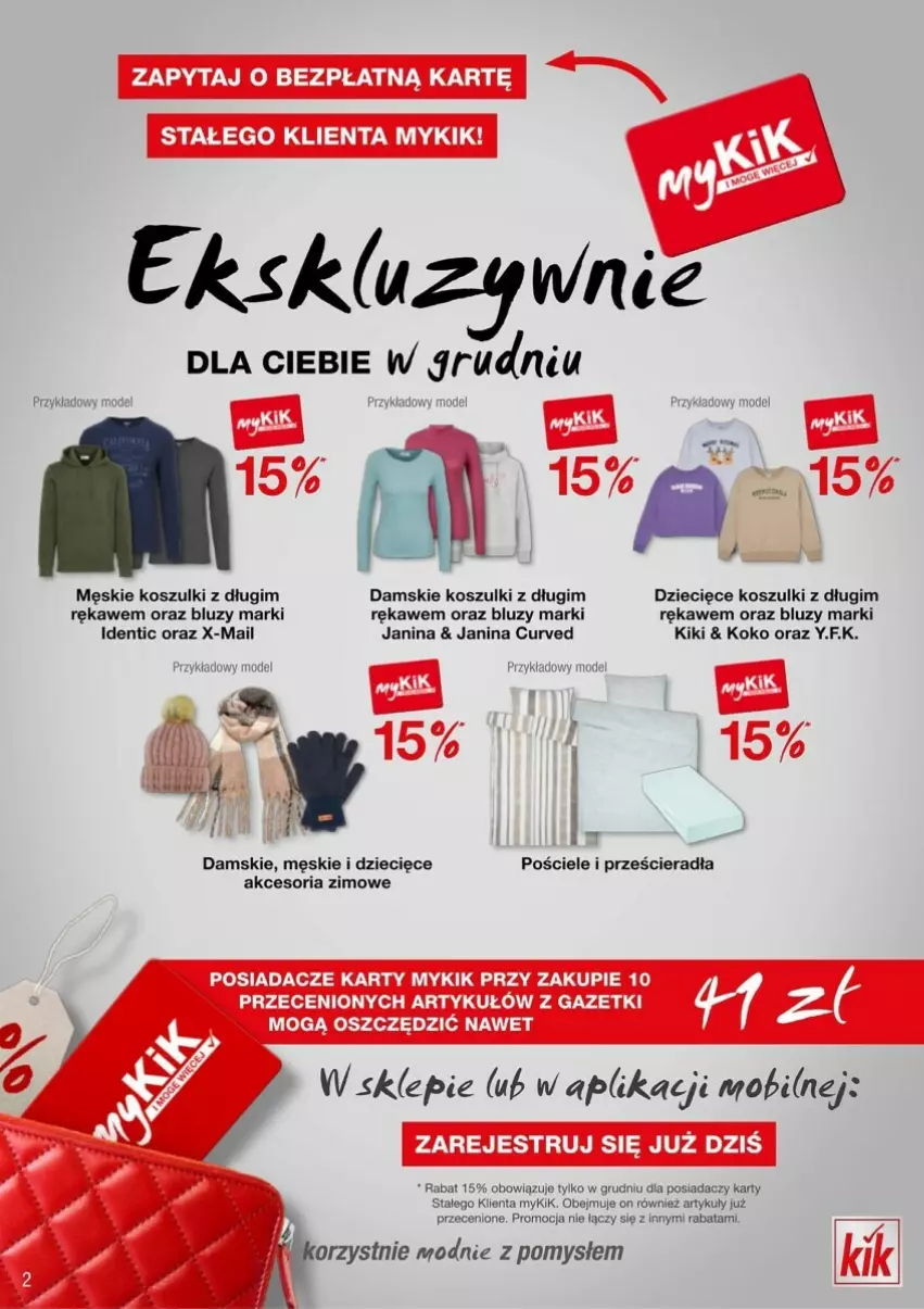 Gazetka promocyjna Kik - ważna 11.12 do 25.12.2023 - strona 10 - produkty: Dzieci, Kosz, Mobil, Pościel