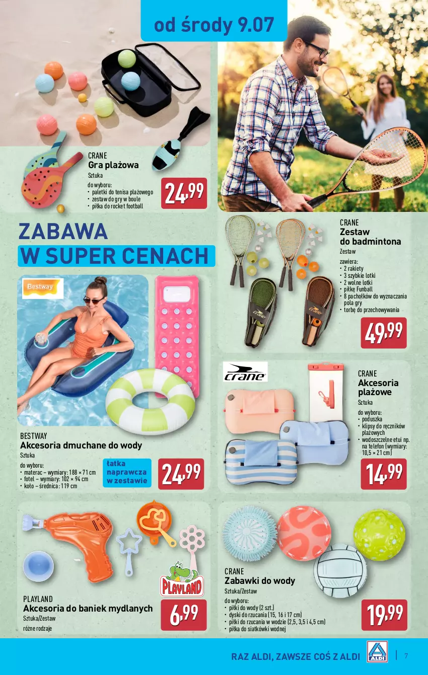 Gazetka promocyjna Aldi - Artykuły przemysłowe i tekstylia - ważna 09.07 do 12.07.2025 - strona 7 - produkty: Fotel, Gra, Gry, Materac, NBA, Poduszka, Ręcznik, Telefon, Tera