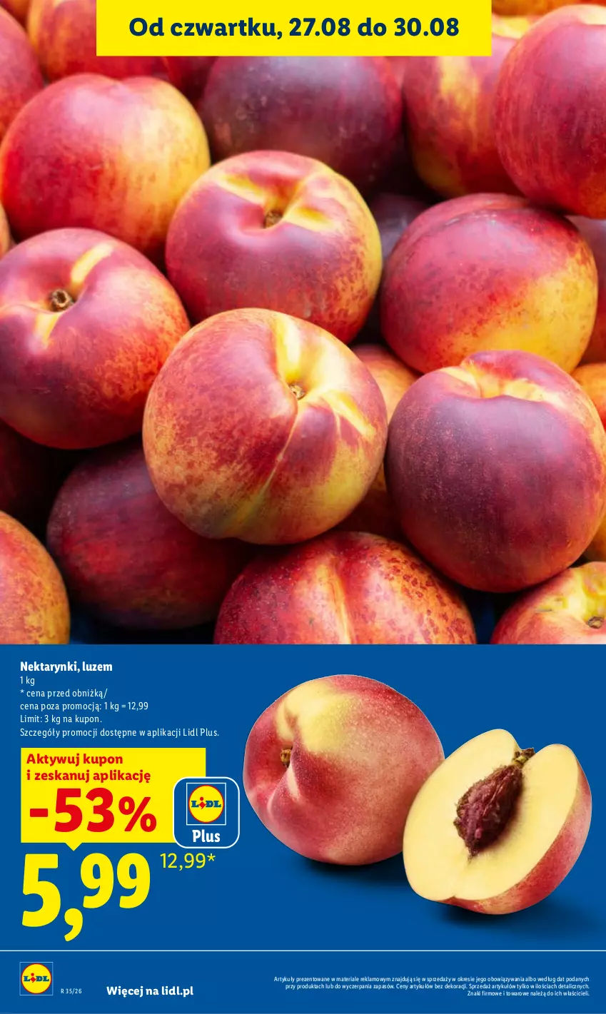 Gazetka promocyjna Lidl - Gazetka ważna od 27.08 do 30.08 - ważna 27.08 do 30.08.2026 - strona 16 - produkty: Nektar