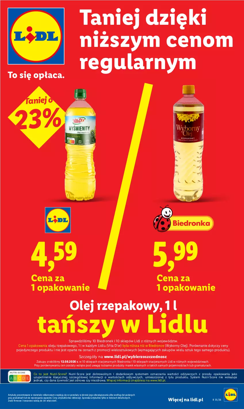 Gazetka promocyjna Lidl - Gazetka ważna od 27.08 do 30.08 - ważna 27.08 do 30.08.2026 - strona 3 - produkty: Dron, Gra, Olej, Olej rzepakowy, Por, Rama