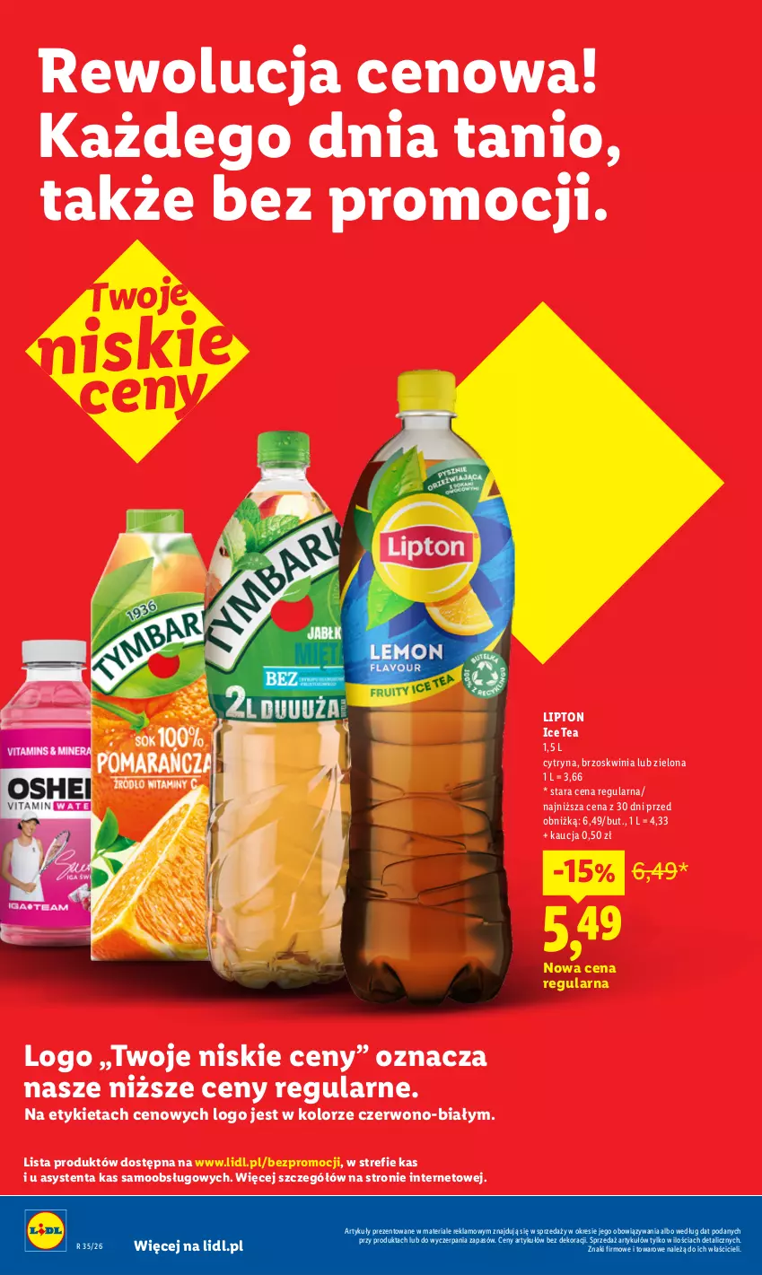 Gazetka promocyjna Lidl - Gazetka ważna od 27.08 do 30.08 - ważna 27.08 do 30.08.2026 - strona 30 - produkty: Ice tea, Lipton