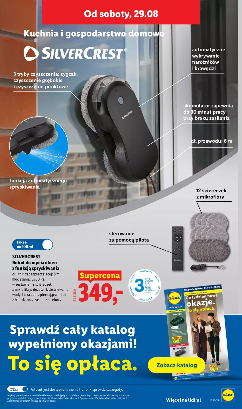 Gazetka promocyjna Lidl - Gazetka ważna od 27.08 do 30.08 - ważna 27.08 do 30.08.2026 - strona 35 - produkty: Akumulator, Dozownik, Inka, Kuchnia, Narożnik, Piec, Robot, Silan, Silvercrest
