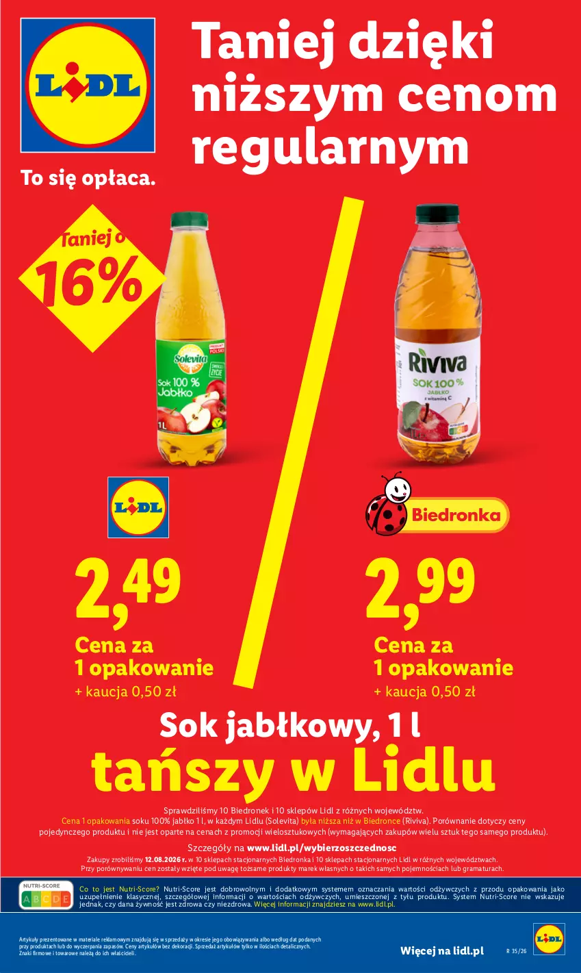 Gazetka promocyjna Lidl - Gazetka ważna od 27.08 do 30.08 - ważna 27.08 do 30.08.2026 - strona 7 - produkty: Dron, Gra, Por, Rama, Sok, Sok jabłkowy