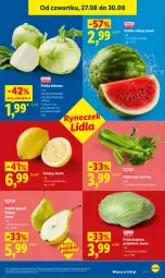 Gazetka promocyjna Lidl - Gazetka ważna od 27.08 do 30.08 - Gazetka - ważna od 30.08 do 30.08.2026 - strona 39 - produkty: Cytryny, Gruszki, Seler naciowy, Arbuz