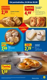 Gazetka promocyjna Lidl - Gazetka ważna od 27.08 do 30.08 - Gazetka - ważna od 30.08 do 30.08.2026 - strona 45 - produkty: Ser, Rogal, Gouda, Jagodzianka
