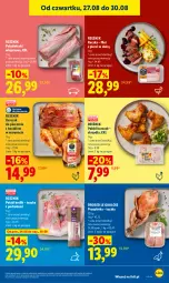 Gazetka promocyjna Lidl - Gazetka ważna od 27.08 do 30.08 - Gazetka - ważna od 30.08 do 30.08.2026 - strona 47 - produkty: Piec, Kurczak, Kaczka, Królik, Tusz, Przepiórka