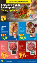 Gazetka promocyjna Lidl - Gazetka ważna od 27.08 do 30.08 - Gazetka - ważna od 30.08 do 30.08.2026 - strona 48 - produkty: Piec, Mięso mielone, Kaczka, Lack, Mięso, Jabłka